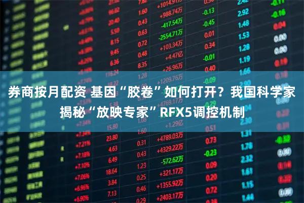 券商按月配资 基因“胶卷”如何打开？我国科学家揭秘“放映专家”RFX5调控机制